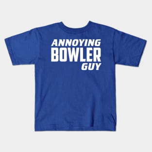 Annoying Bowler Guy Kids T-Shirt